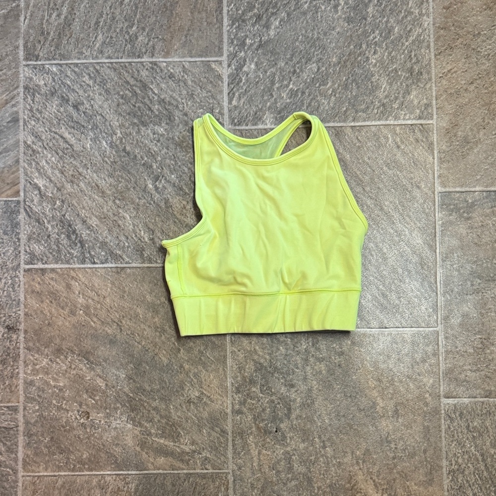 Lime Green Sports Bra
